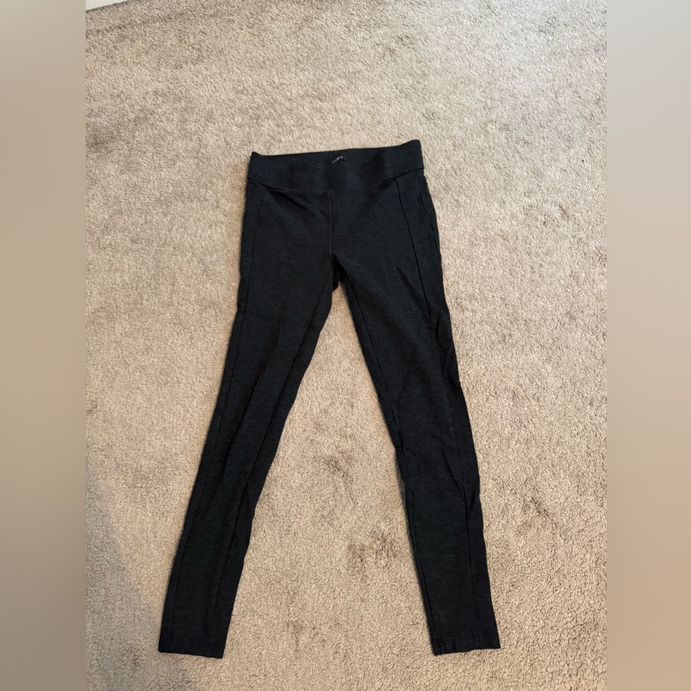 LOFT Charcoal Gray Leggings